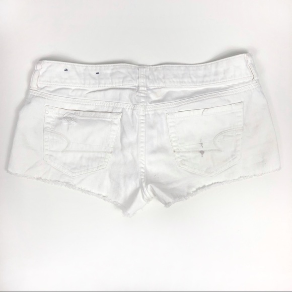 Three pair of distress jean denim shorts. … - Picture 7 of 7